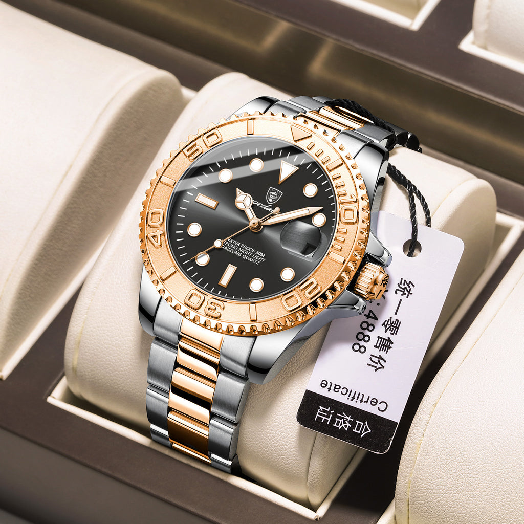 Relógio de Pulso Quartz para Homem à Prova de Água 50m