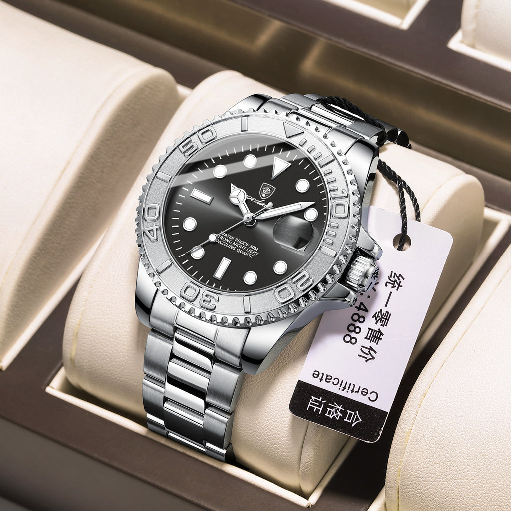 Relógio de Pulso Quartz para Homem à Prova de Água 50m