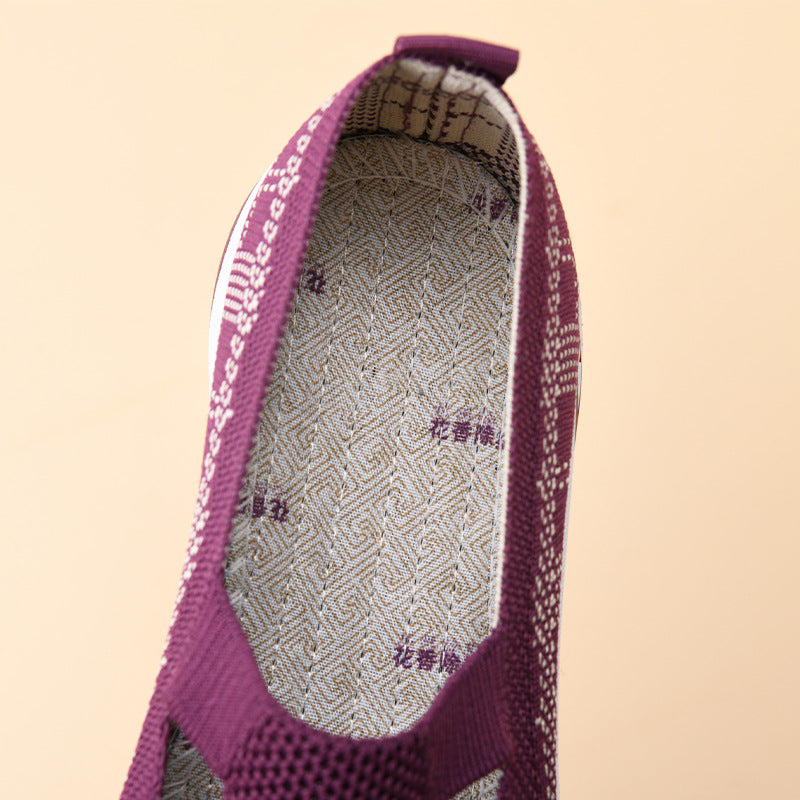 Shoes Women SHEIN Daifa Summer New Casual Women's Shoes Soft Sole Breathable Fashion Mother Shoes Old Beijing Cloth Shoes