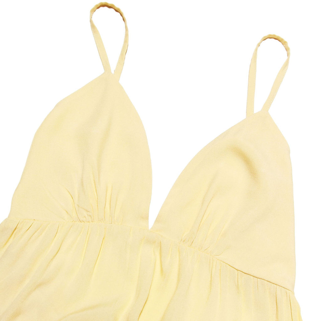 Vestido de Verão com Costas Abertas, Decote V e Alças