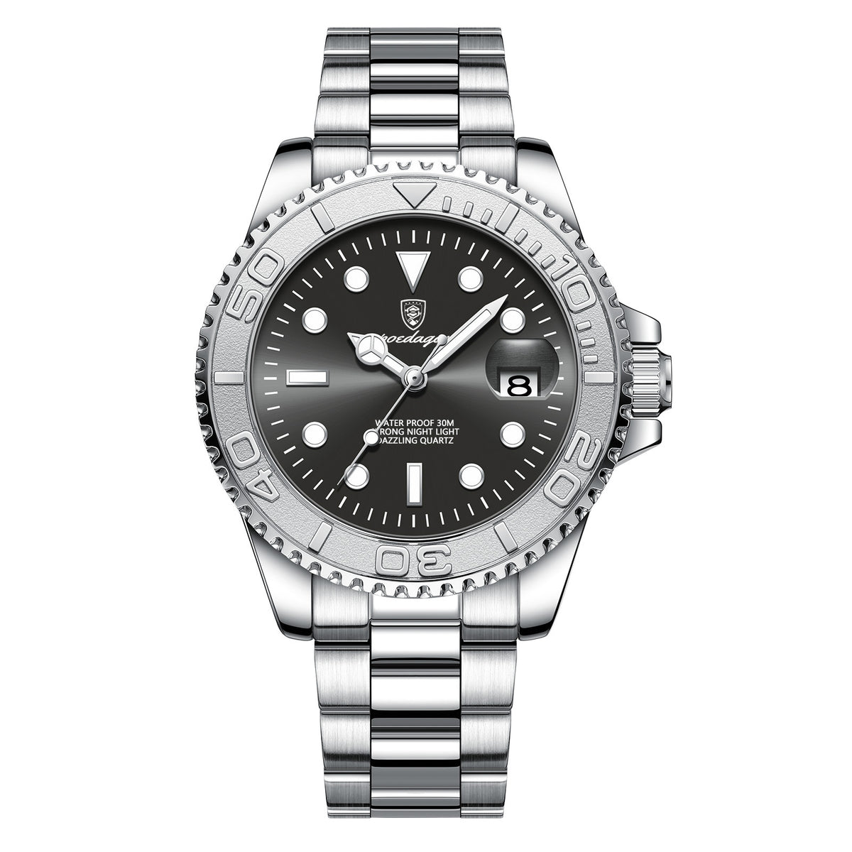 Relógio de Pulso Quartz para Homem à Prova de Água 50m