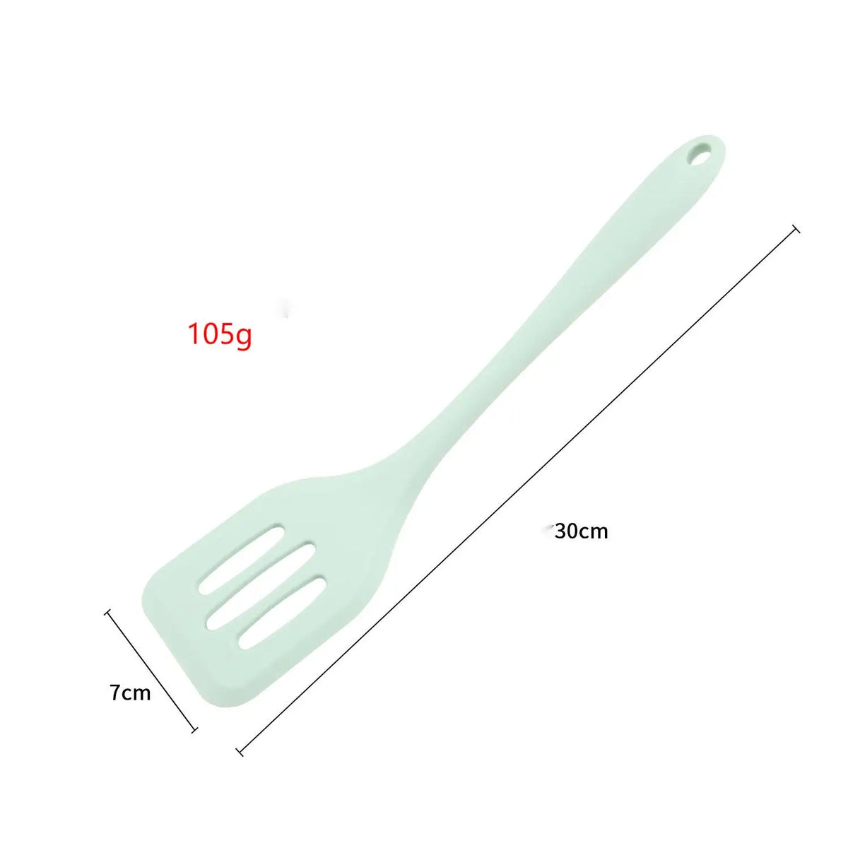 Espátula de Silicone Ranhurada para Cozinha