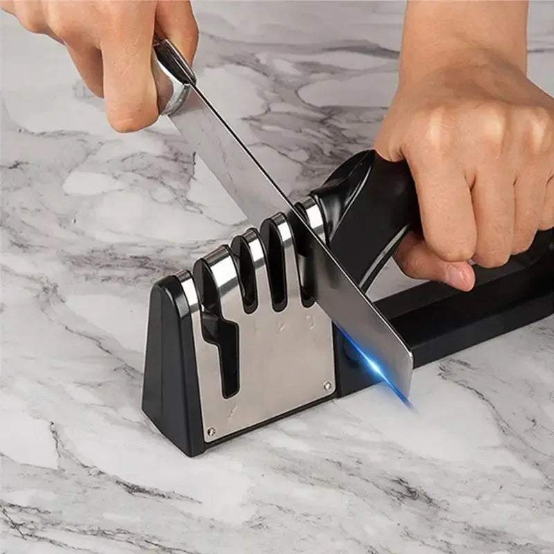 Afiador de Facas de Cozinha com 4 Fases