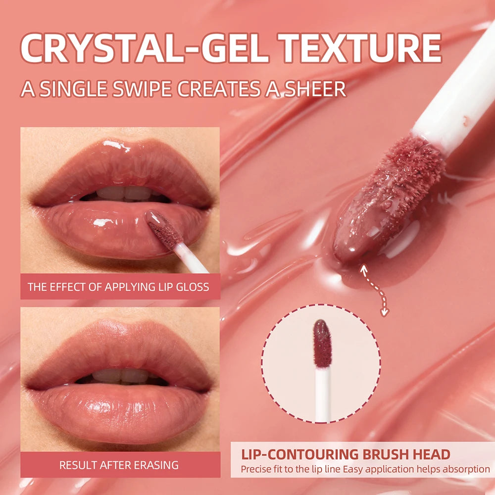 Gloss Labial Hidratante Efeito Espelho