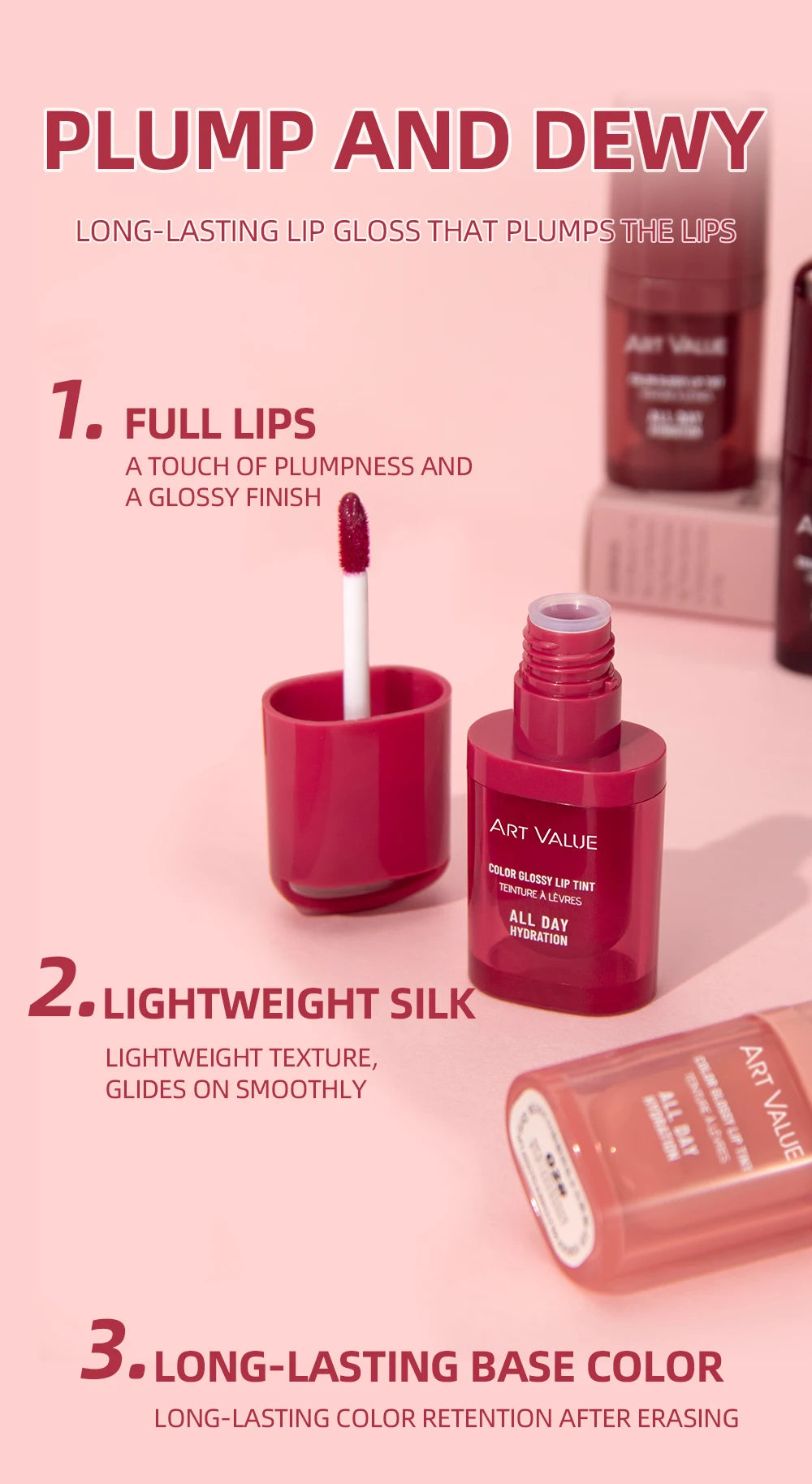 Gloss Labial Hidratante Efeito Espelho