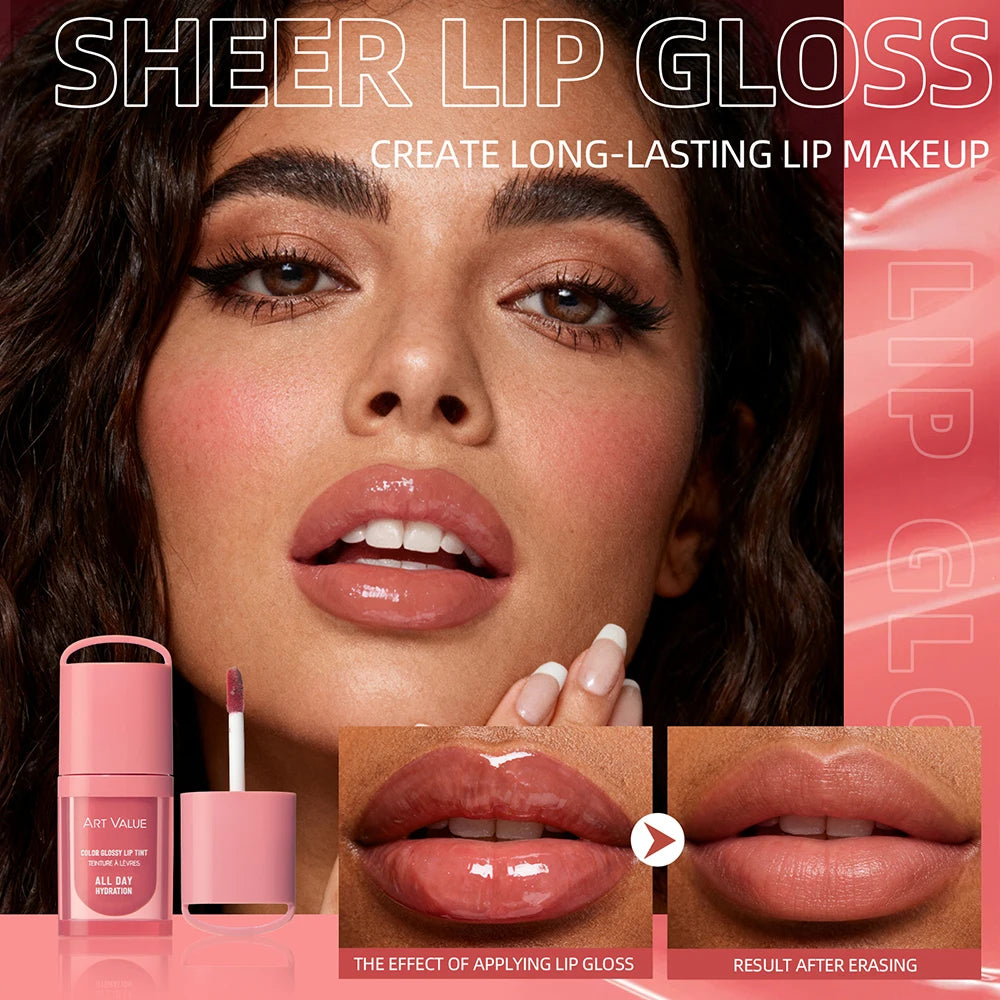 Gloss Labial Hidratante Efeito Espelho