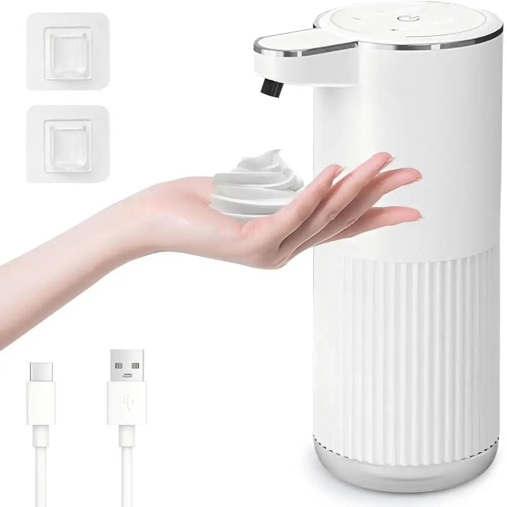 Dispensador de sabão IPX5, recarregável elétrico e inteligente pode ser usado na cozinha ou banheiro