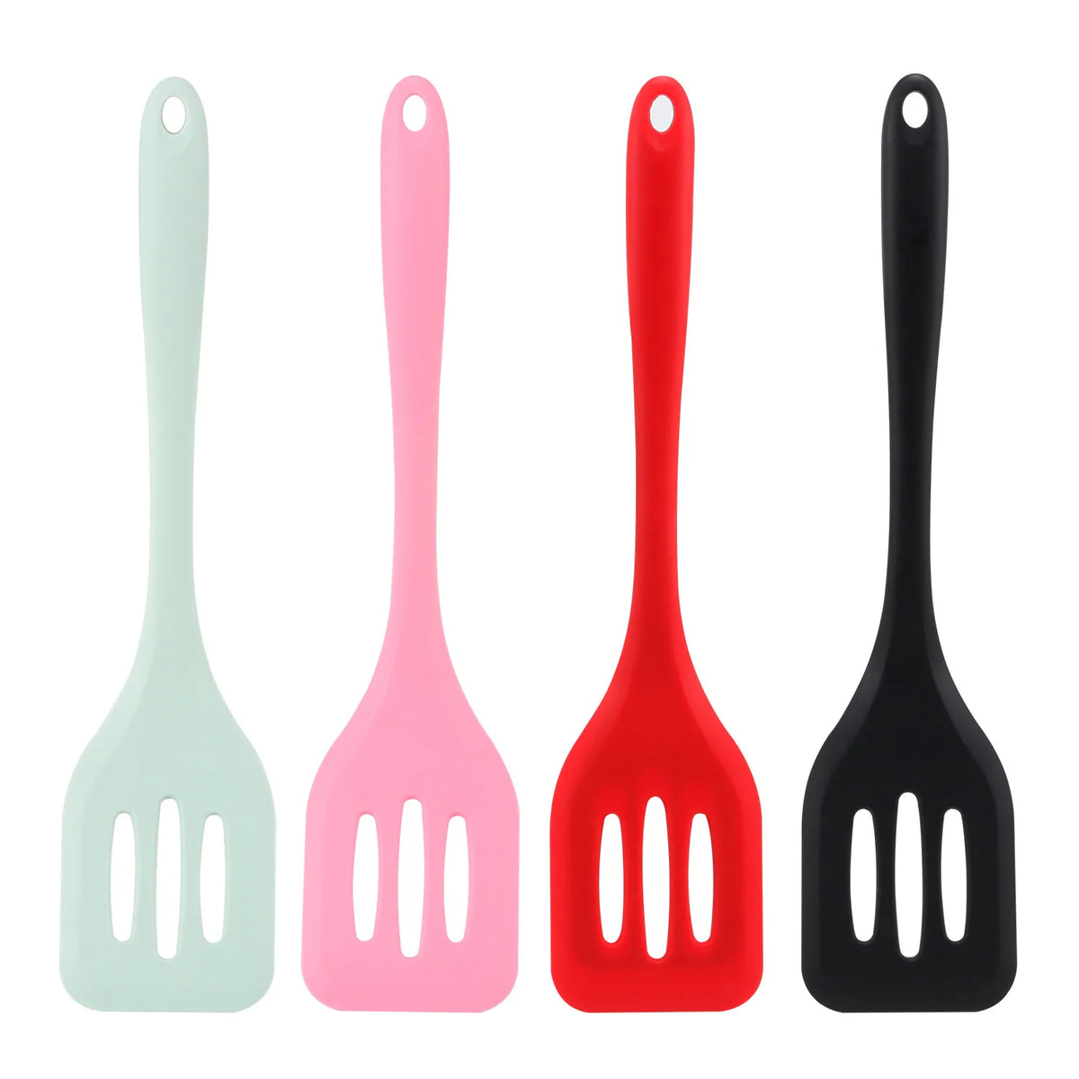 Espátula de Silicone Ranhurada para Cozinha