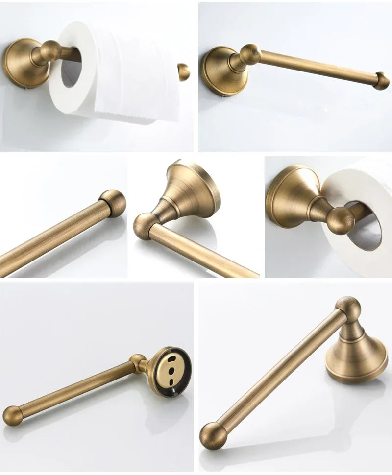 Acessórios de Casa de Banho em Bronze Antigo