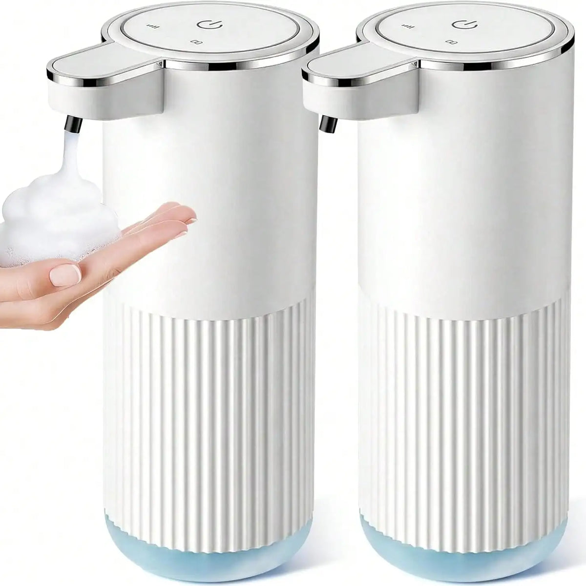 Dispensador de sabão IPX5, recarregável elétrico e inteligente pode ser usado na cozinha ou banheiro