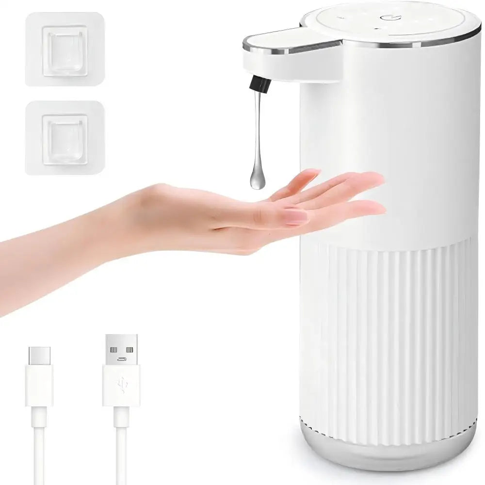 Dispensador de sabão IPX5, recarregável elétrico e inteligente pode ser usado na cozinha ou banheiro