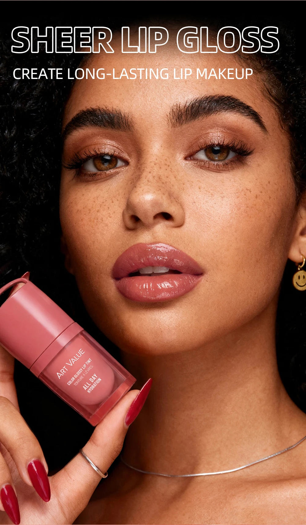 Gloss Labial Hidratante Efeito Espelho